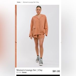 Lullaby club linen set in clay